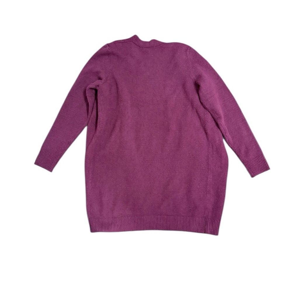NWT GAP Women's Rich Purple burgundy open Cardigan size medium - Picture 5 of 5